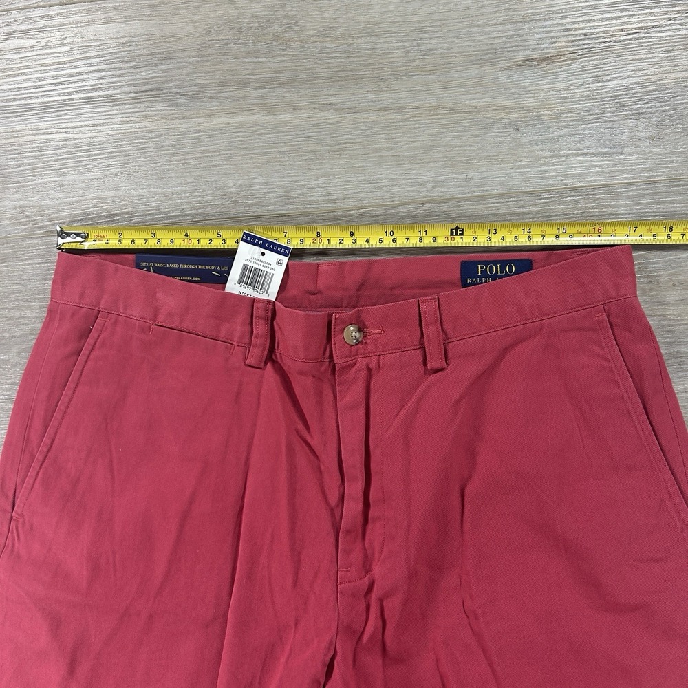 Polo Ralph Lauren Shorts Mens 34 Nantucket Red w Pony Stretch Classic Fit 9" NWT - Picture 9 of 11